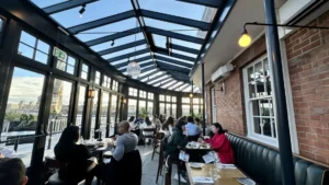 Bread Street Kitchen restaurant in Limehouse Docklands London